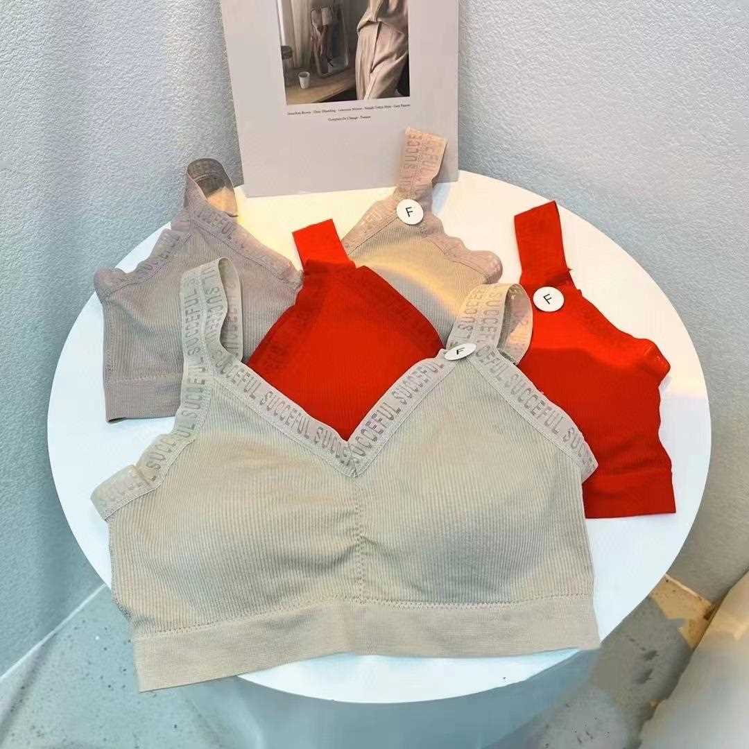 新款直销7387乳胶固定杯蕾丝边美背裹胸抹胸聚拢运动女内衣美背内