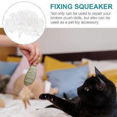 100 Pcs Toy Barking Infants Toys Squeakers Repair Plastic
