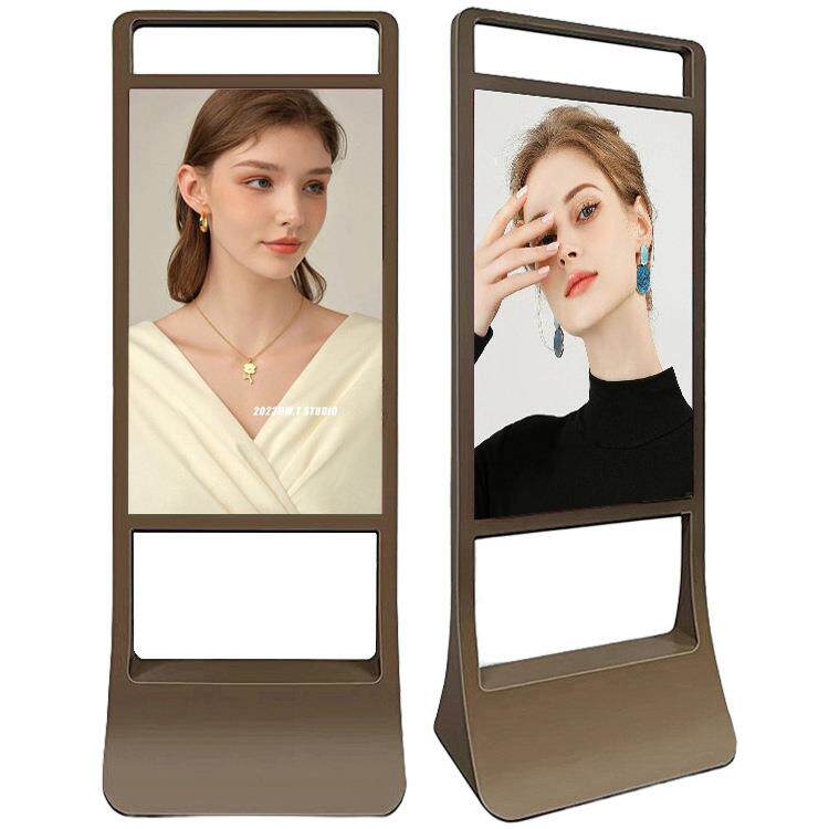 新款商超立式广告机43/49/55寸落地式高清液晶显示智能广告一体机