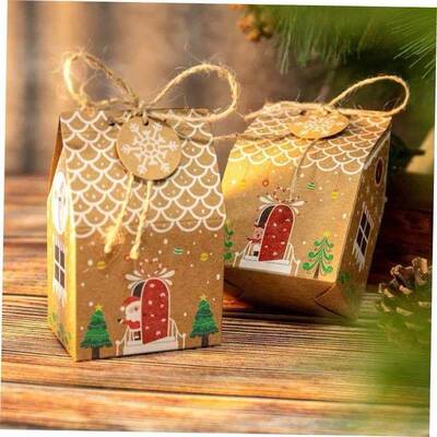 24pcs Christmas Gift Boxes with 1-24 Count Down Stickers Xma