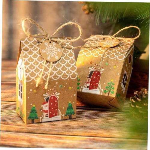 24pcs Christmas Gift Boxes with 1-24 Count Down Stickers Xma