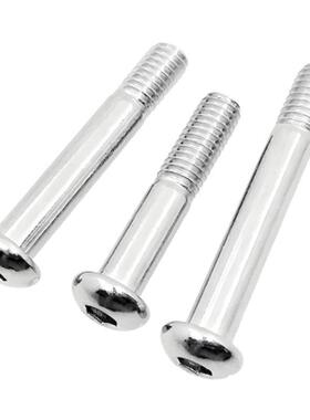 盒装304不锈钢半圆头内六角半牙螺丝ISO7380细杆半螺纹螺栓螺钉M8