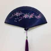 中国风全竹折扇镂空彩绘雕刻手工女式 折扇日用复古扇子古风工艺扇