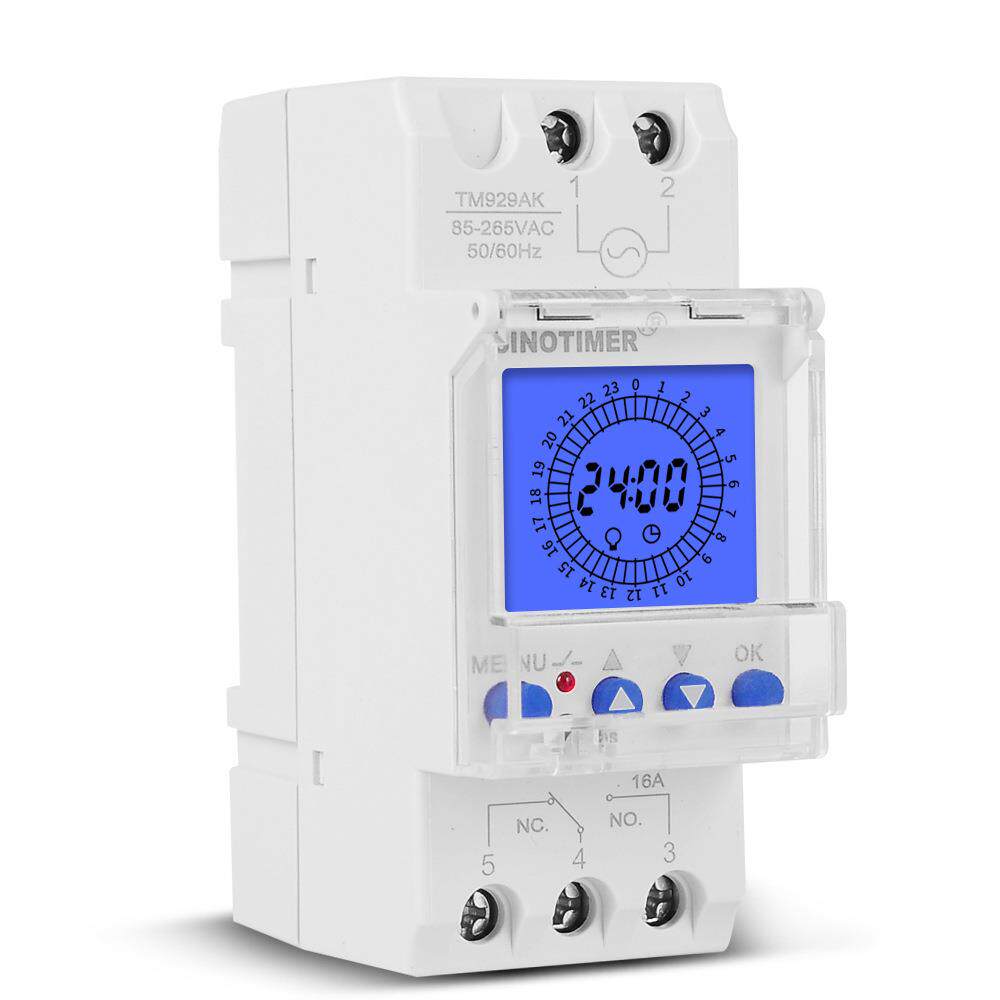 TM929AK 可更换电池24小时智能模拟定时器开关背光85-265V 16A