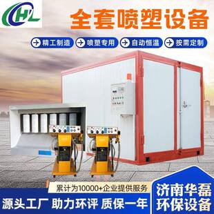 全套喷塑设备高温工业烤箱塑粉固化房全套静电喷塑设备