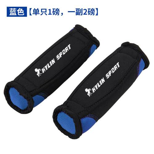 正品跑步负重沙袋哑铃女广场舞形跳塑操软哑铃一士对家用健身器男