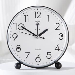 闹钟老人专用家用老人学生时尚客厅挂摆两用钟表男孩女孩卧室静音