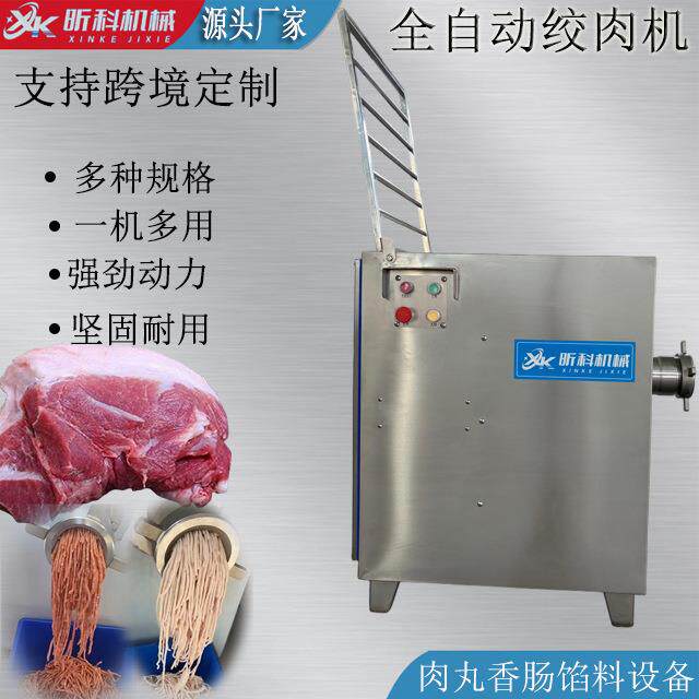 直销商用小型绞肉机全自动大功率冻肉绞肉设备香肠包子肉饼绞馅机