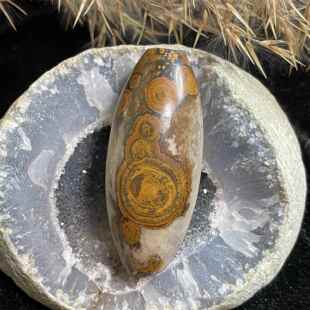 蒙天珠九眼石页岩天珠象形天珠配饰