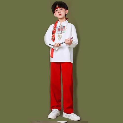 正品儿童表演服中班式表演装服装女合唱朗团幼儿园诵小学运动会级