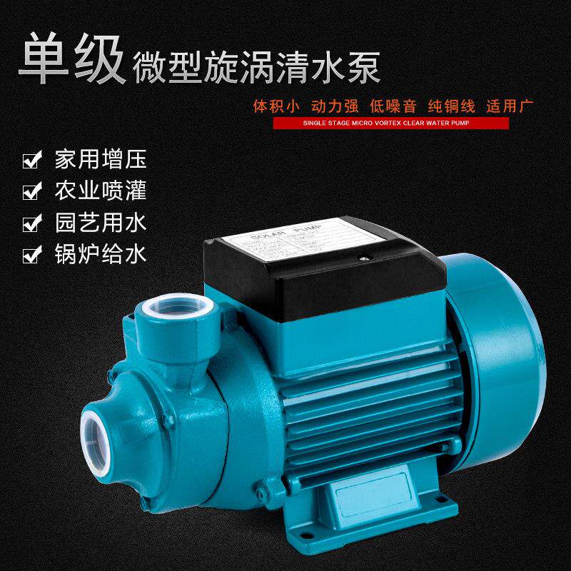 直流旋涡自吸泵12v24v48v60v电瓶水泵自吸路地泵太阳能水泵