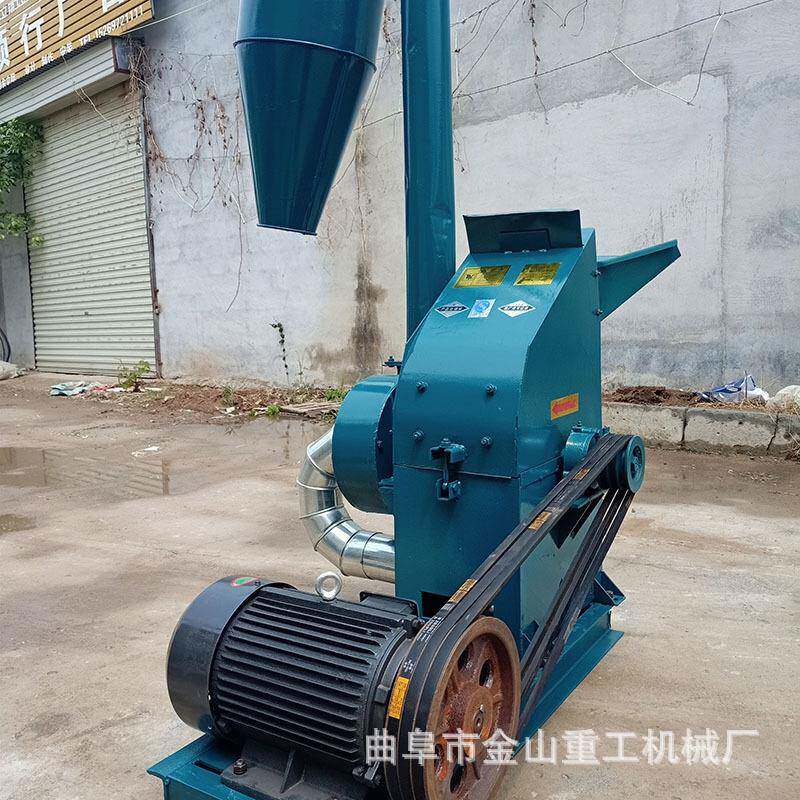新款自喂料秸秆粉碎机360型玉米杆饲料粉碎机五谷杂粮粉碎机
