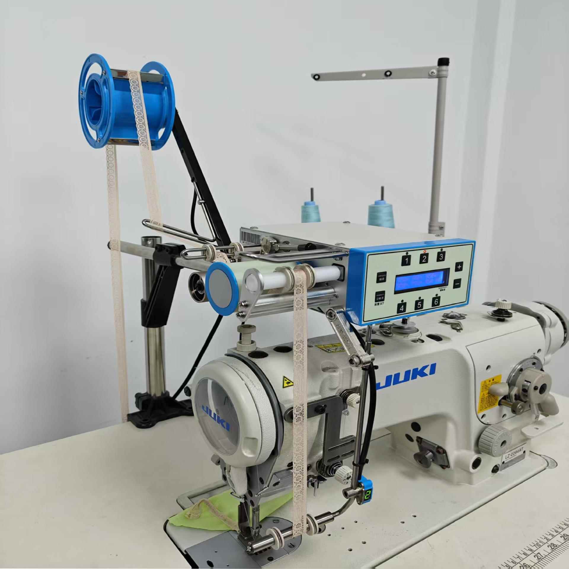 叁彩电脑送带机6段送带器缝纫机装置松紧带松布机辅助设备全自动