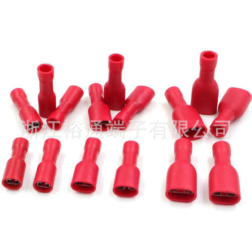 端子】16.female绝缘fdfd簧插.terminals-平方5-【 01 母全5awg22
