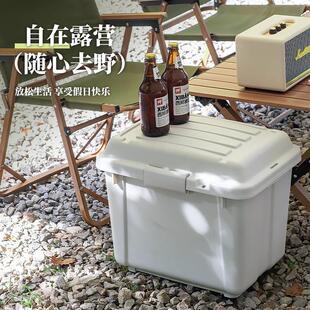 户外露营收纳箱用加厚大容物量杂物收纳车288载箱料家衣整理收纳