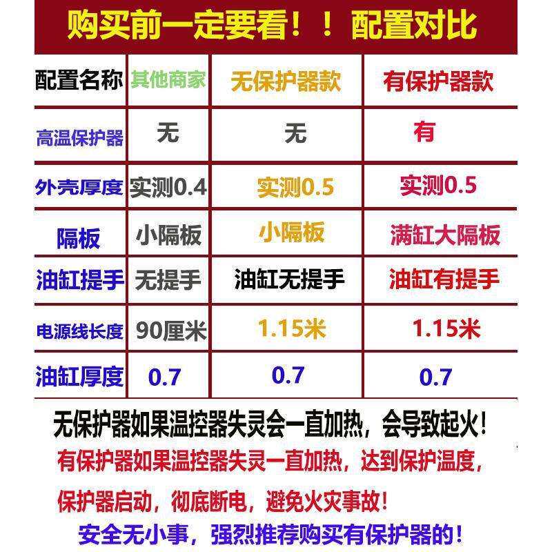 电炸炉商用加长大容量油炸锅恒温油炸机炸串炸鱼脆皮油条机电炸锅
