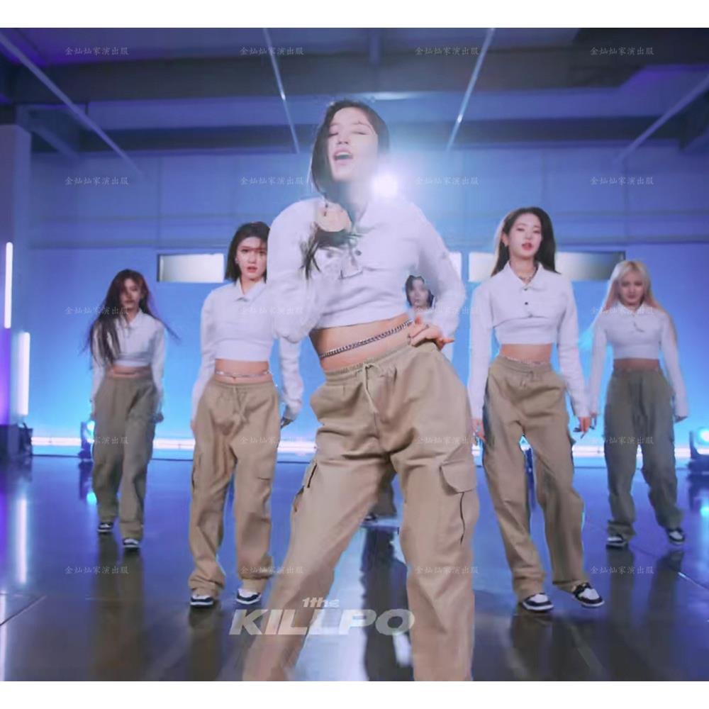 高档IVE韩国女团同款歌儿舞成人爵士后韩舞JAZZ表演街少出服打服