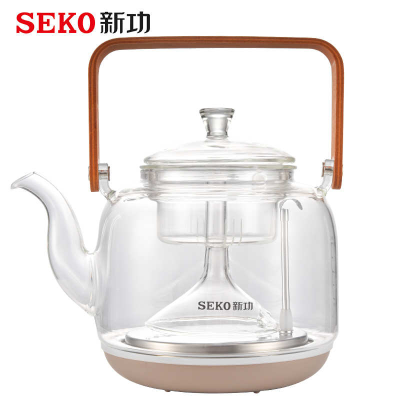 新功W21原厂配件原装配壶蒸汽喷淋式玻璃煮茶壶烧水壶【非整套】