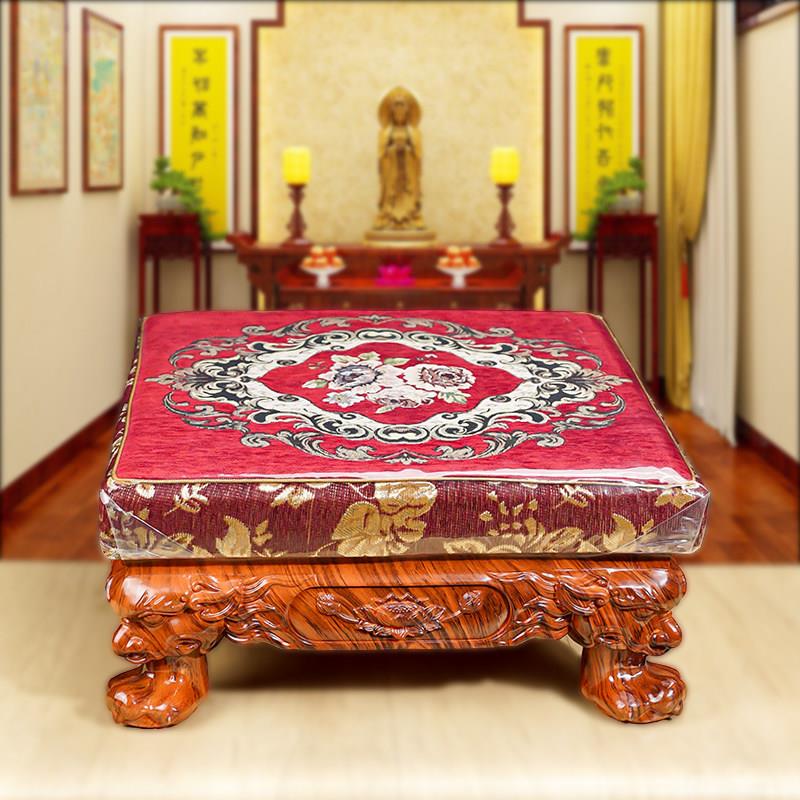 非实木磕头拜垫跪垫家用拜凳禅修莲花佛堂跪拜垫寺庙加厚拜佛蒲团