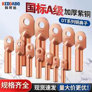 150 240平方紫铜线耳 国标DT铜鼻子接线端子16 185