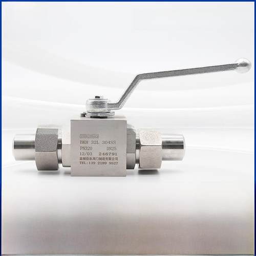 304/316不锈钢高压球阀对焊直通式液压手动开关焊接管阀Yjzq-J15W