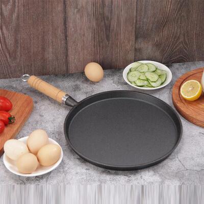 small cast iron frying pan griddle pan pancake fruit pan