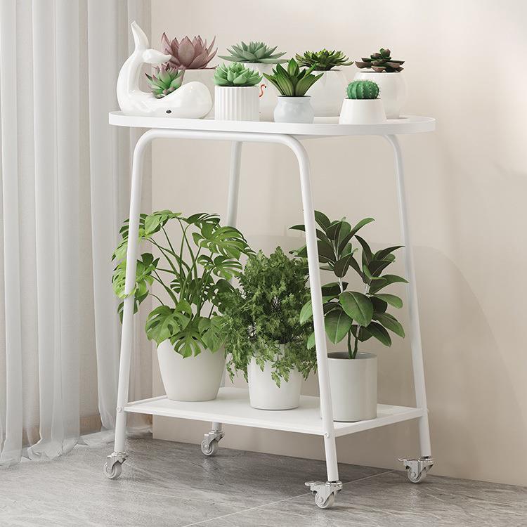 02新款5铁艺花架子轻奢约室内阳XCG2台带轮客厅简落地多层多肉花