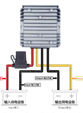 0DC24V转D7C21APKQ升压转换器V280W防水电源厂家自研自产自销