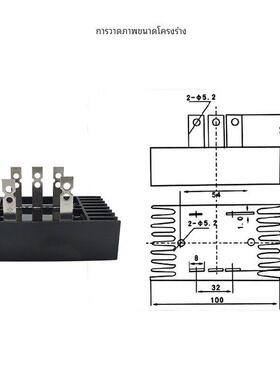 QL100A单相整流桥模块SQL100A1600V三相桥式整流器60A40A1000V