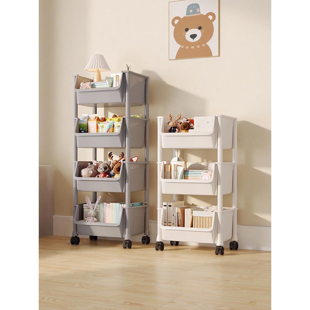 零食小推车沙发边几床边可移动置物架多层收纳架子客厅出租屋茶几