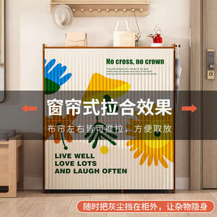 柜 鞋 架子家用门口2024爆款 新款 实木省空间经济型分层隔板简易鞋