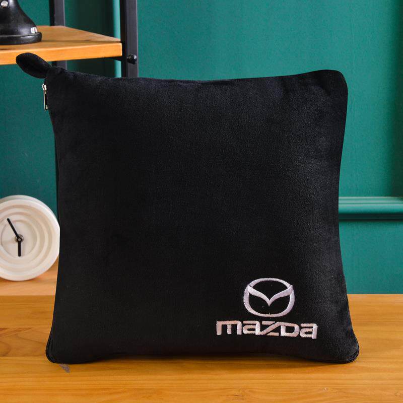 高档上抱枕被子两用三合一多功能四季两汽抱车靠枕小被子车枕用包