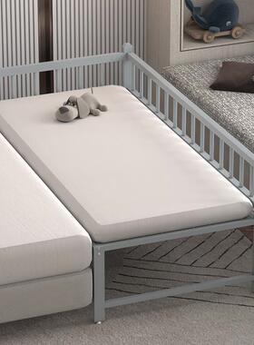 my儿童拼接高床高护栏FVO加宽床边可调节度宝宝婴艺儿加防摔单人