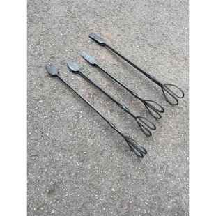 柴火煤球钳子环卫夹子拾物器家用烧烤碳夹子垃圾夹子加长煤饼火钳