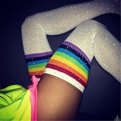 Women Stockings Women Socks Rhinestones Thigh High Over The