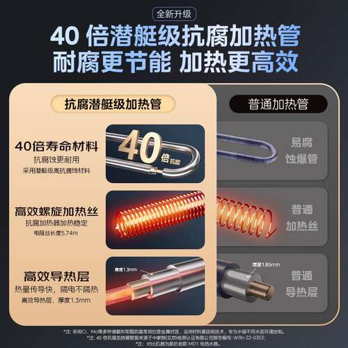 Mi.dea/美.的电热水器TK1电家用卫生间储水式50/60升智能速热