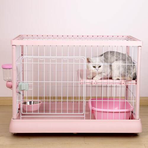 创逸猫笼子猫别墅猫屋家用室内猫舍超大空间猫城堡好清理大号兔笼