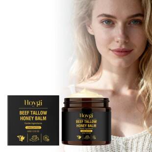 HOYGI Beef Tallow and Honey Moisturizing Cream - A gentle fo