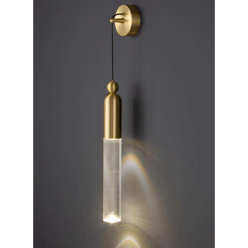 现代床头灯奢铜镜壁灯轻装饰简约全客厅前灯楼梯北欧卧室壁灯