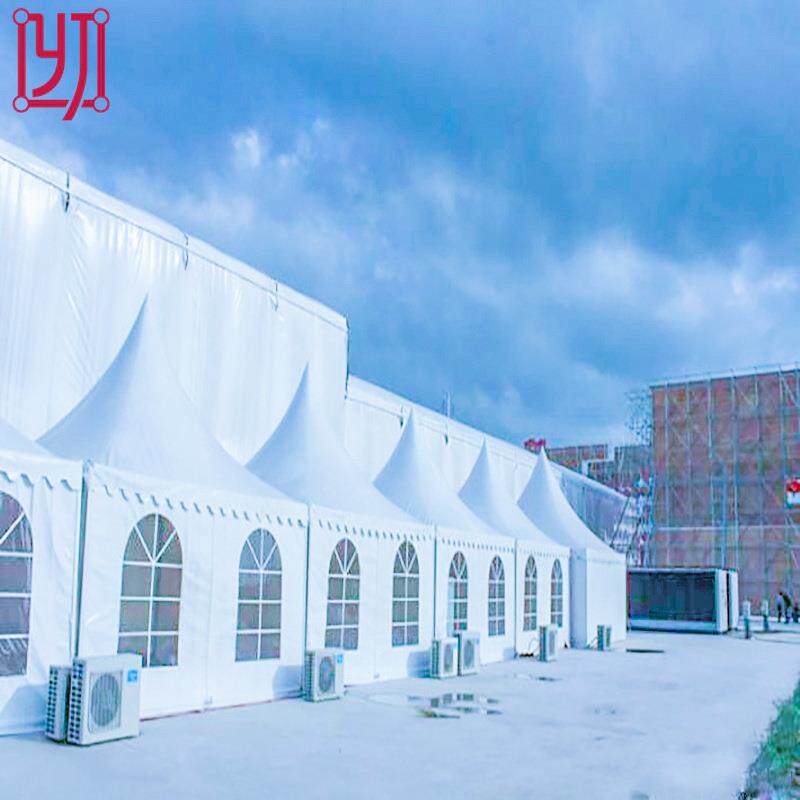 厂家PVC铝合金尖顶篷房景区摊位篷房花园帐篷活动音乐节篷房