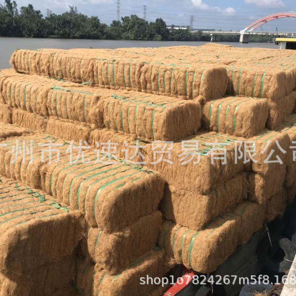 椰壳纤维丝(椰丝) 椰子丝 椰棕丝 花盘花卉美化铺面生态铺面材
