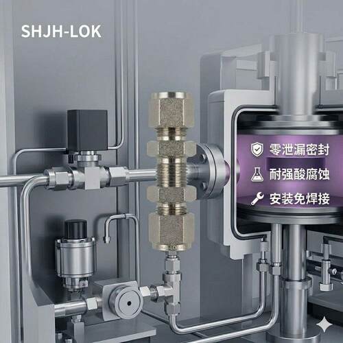 互通世伟洛克Swagelok316不锈钢 SS-600-61 卡套直通穿板联合接头