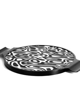 中家式复皮古现代意式托极简木盘摆件茶室书房桌面居ZAT装饰摆件