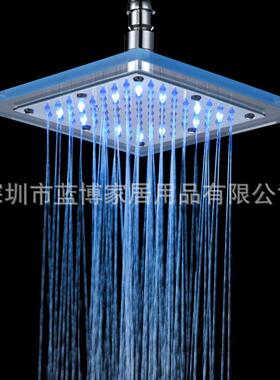 led方形透明顶喷 新款外方内方亚克力时尚大气8寸顶喷 8030-B5
