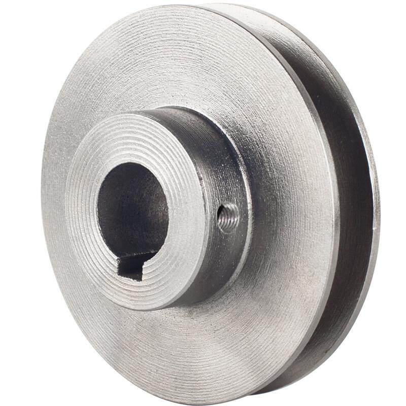 皮带盘1A型单槽铸铁50-130平面柴油机三角带轮微耕机电机皮带轮