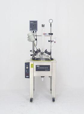 热销FH5006实验室化工玻璃反应釜可定制50L单层防爆玻璃反应器