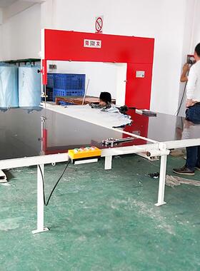 珍珠棉eva海绵epe瓦楞纸立切机四轮泡沫直切机海绵切割机