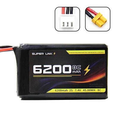航模控电TX16S BOXER遥控器锂电池6200mah 2S控电7.4V/ET16S PRO