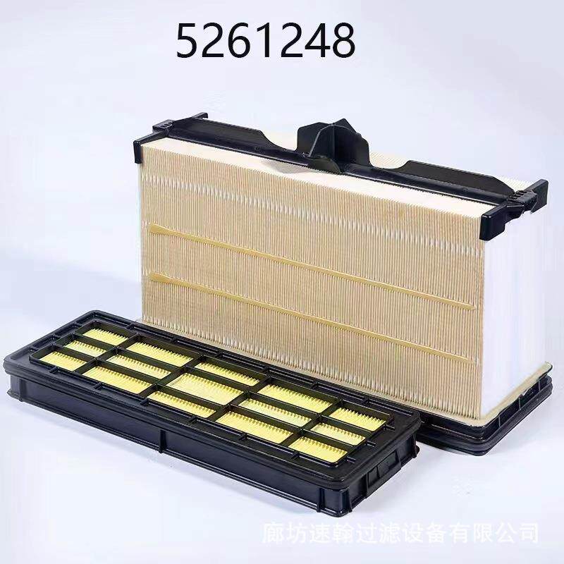 康明斯空气滤清器5261248风格5261251保养滤芯2220366套装双芯