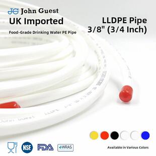 3/8 3分Johnguest英国进口Pe管食品级直饮水Ro纯净水机咖啡啤酒管